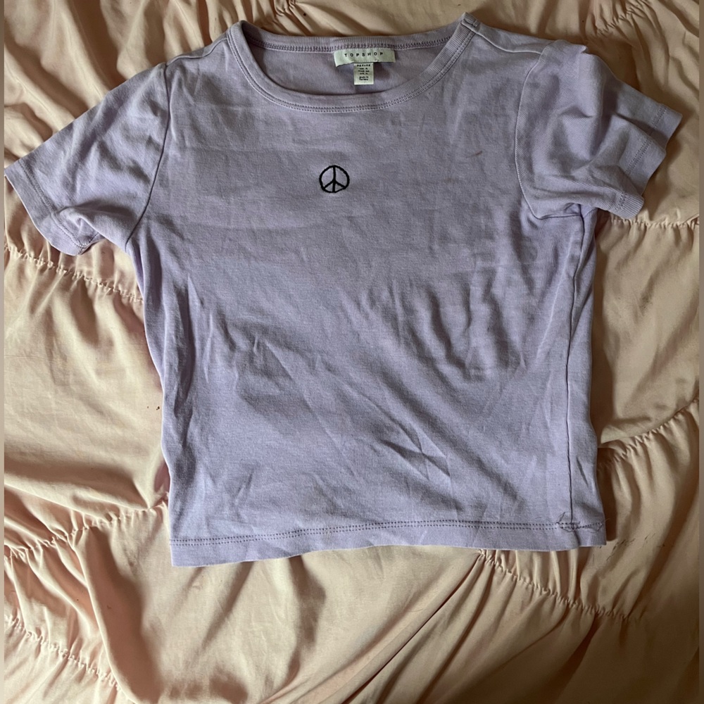 Top shop Lilac Baby tee